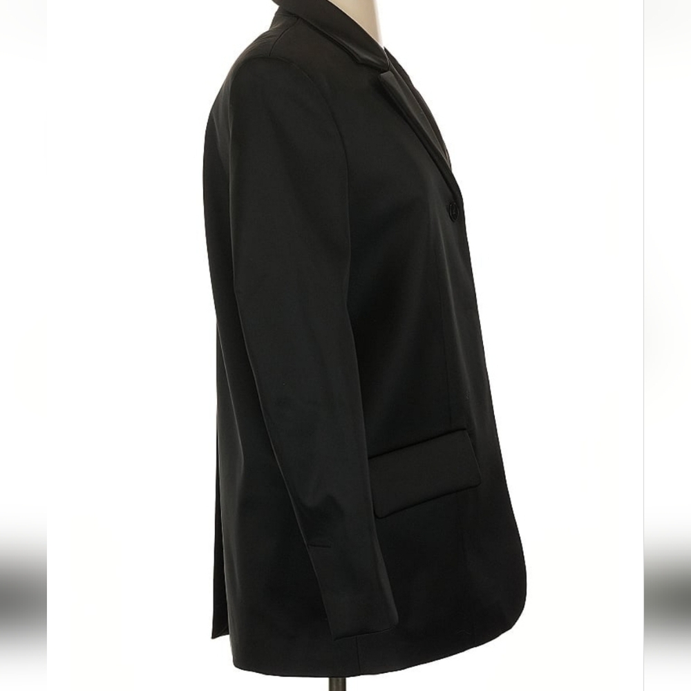 Zara Satin Blazer Black Size XS - Picture 16 of 16